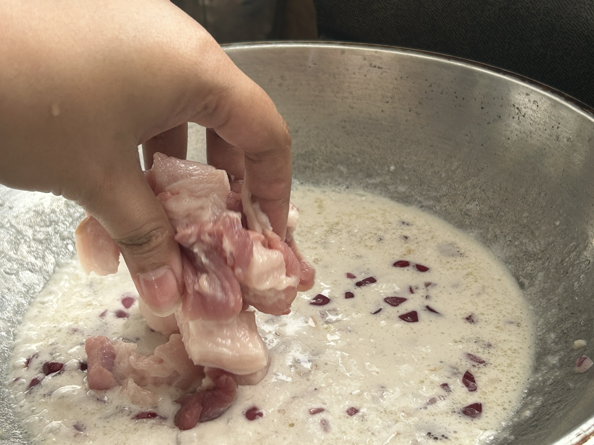 Step 2: Bicol Express in progress